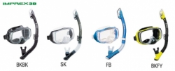 large COMBO SET MASK SNORKEL IMPREX 3D BALIDIVESHOP 4
